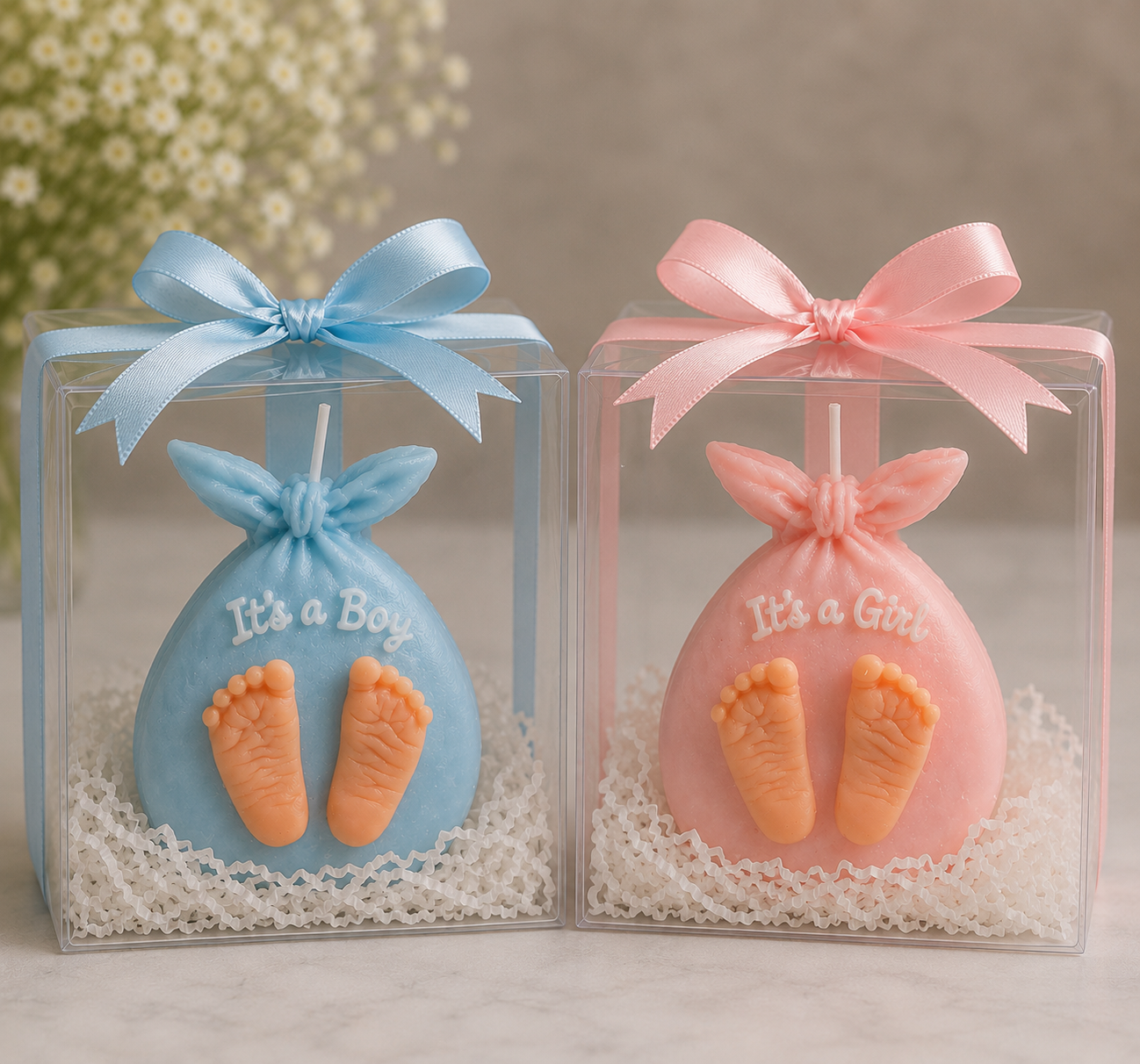 Bougies de baby shower